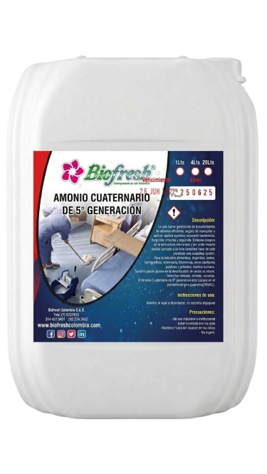 Amonio Cuaternario de Quinta Generación (Garrafa 20 litros)