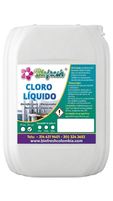 Hipoclorito 13% Garrafa (20 litros)
